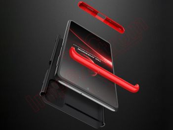 Black and red GKK 360 case for Samsung Galaxy M52 5G (SM-M526B)